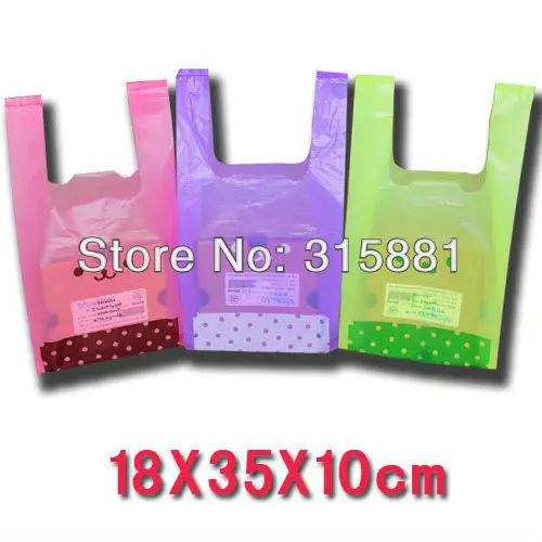 Super Cute Plastic Bags three colour Rabbit Poly bags for cute gift