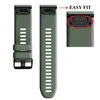26 MM 22 MM Silicone Bracelet Dragonne pour Garmin Fenix 5X Fenix3 3HR Fenix 5 Plus S60 MK1 Montre Easyfit remplacement Bracelets ► Photo 3/6