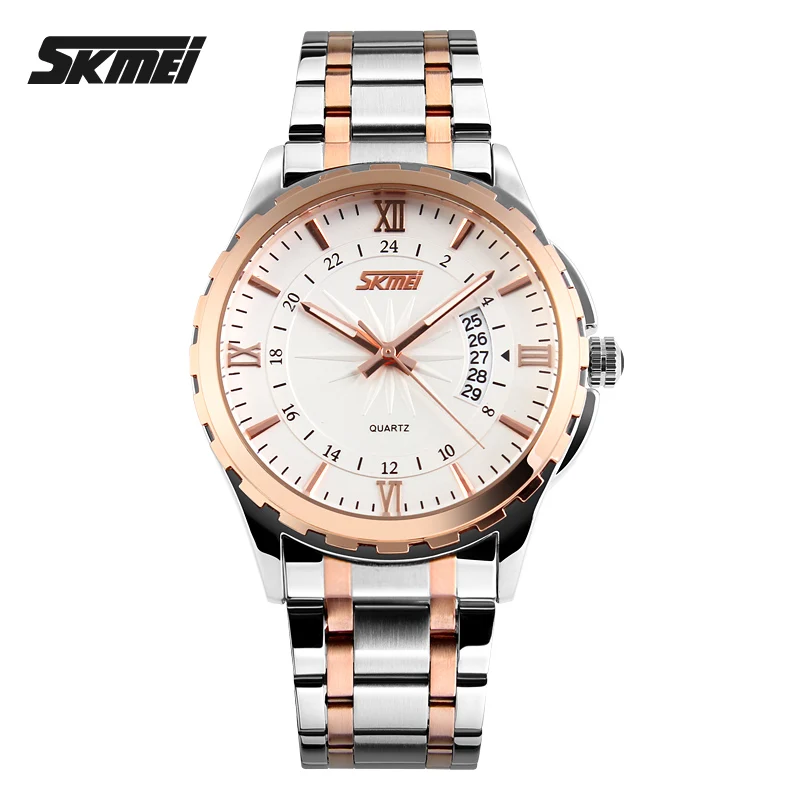 

2019 SKMEI Luxury Top Brand Male Wristwatches Men Quartz Watch Calendar Time 30M Waterproof Sport Watches Relogio Masculino 9069