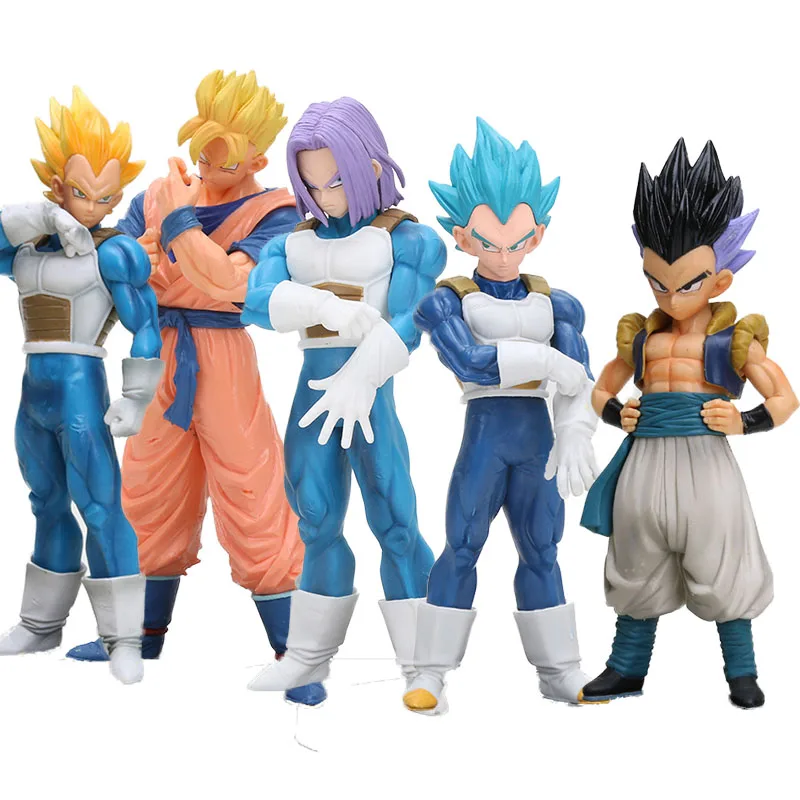 

Dragon Ball Z Figure Resolution of Soldiers Trunks Vegeta Goku Gohan Action Figure Dragonball Future Super Saiyan DBZ Model toy