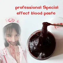 

Lanthome Dies Blood Halloween Makeup Fake Scar Block Cream Decoration Party Plasma Vampire COS Zombie Schmink Face Paint Bruises