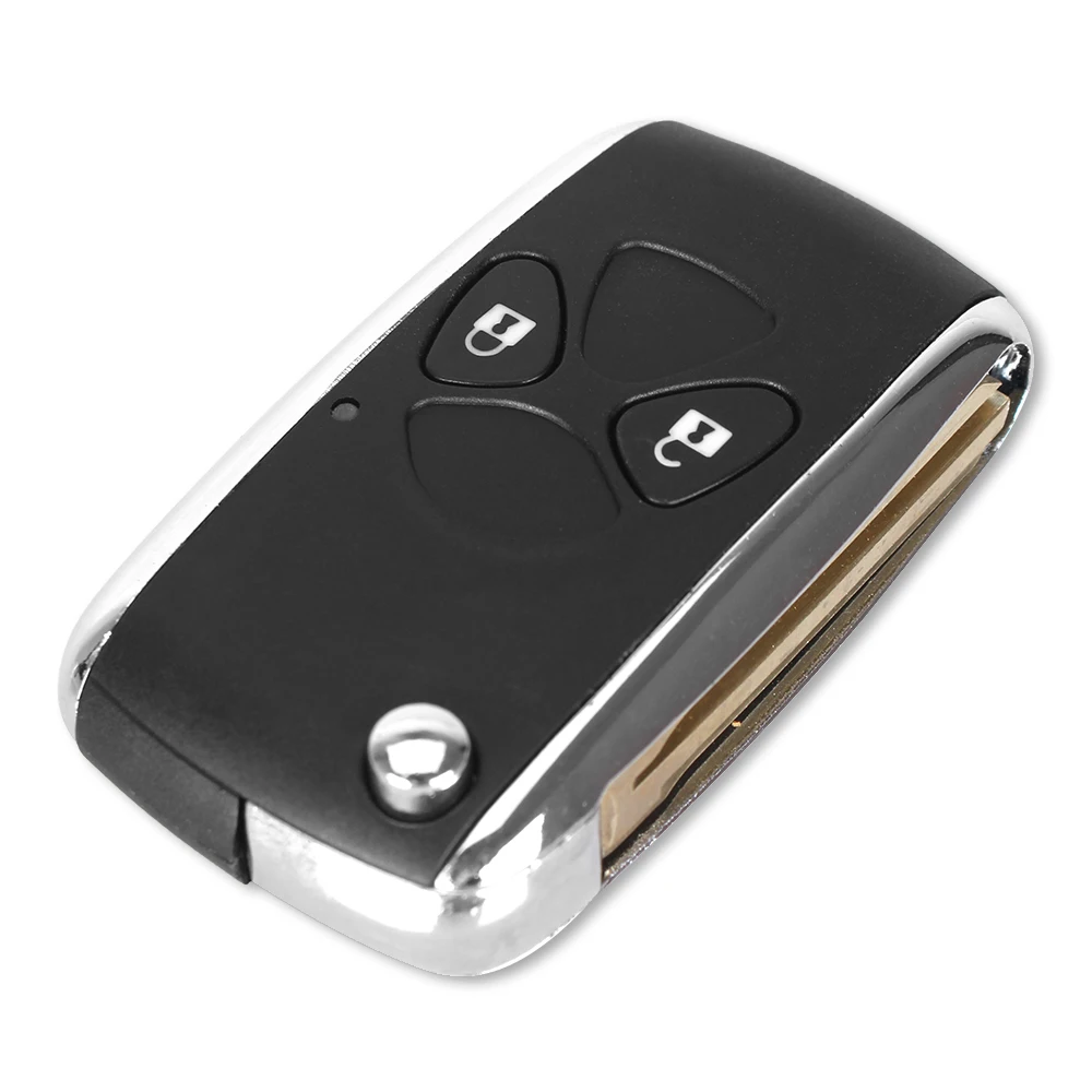 KEYYOU изменение складной 2/3/4 кнопки откидной складной пульт дистанционного ключа оболочки чехол для Toyota Camry RAV4 Corolla PRADO YARIS