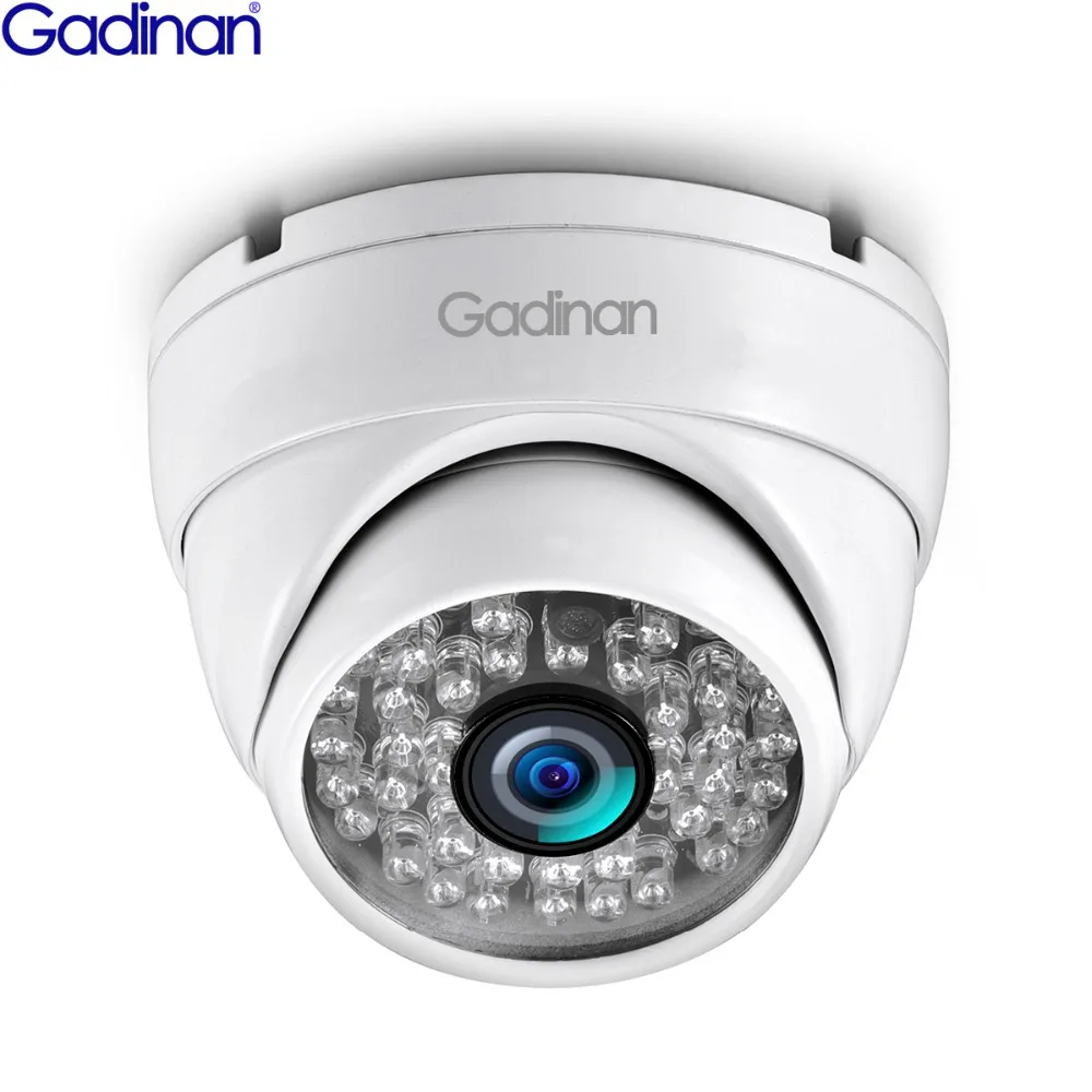 

Gadinan IP Camera 3MP 1080P H.265 SONY IMX307 Anti Vandal Dome Camera 720P Outdoor Indoor Surveillance ONVIF 2.0 48V PoE CCTV