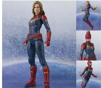 

15cm Avengers Endgame Captain Marvel movable action figure collectible model toys for boys