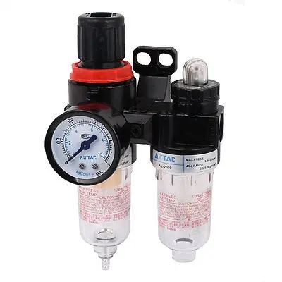 

AFC-2000 Adjustable Polycarbonate Pneumatic Air Filter Regulator 1/4"PT