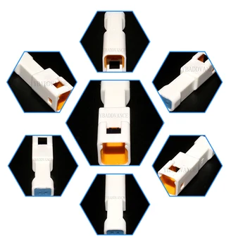 

JST Sealed Black Housing 1 Row 2 Pin Electrical Connector JST-02T-JWPF-VSLE For Led