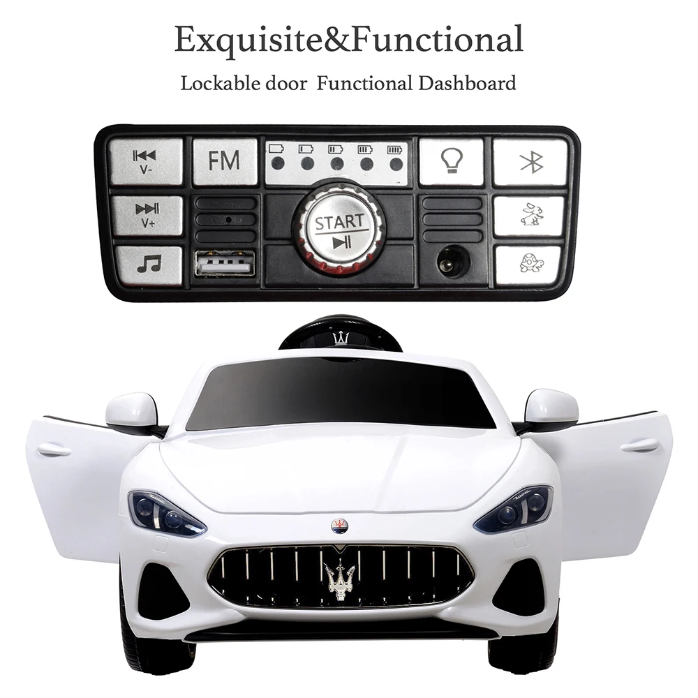 Uenjoy maserati ride on car power wheels2
