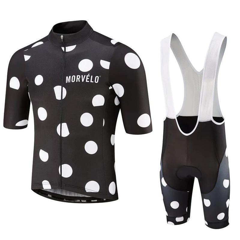 Morvelo одежда для велоспорта Мужской комплект костюм летняя велосипедная Одежда дышащая анти-УФ велосипедная одежда короткий рукав Велоспорт Джерси Наборы