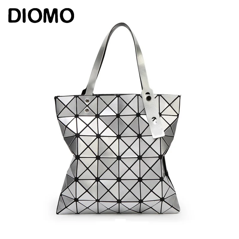 

DIOMO Women's handbags shoulder bag tote 2017 geometric lattice women bag designer handbags high quality top-handle bags o
