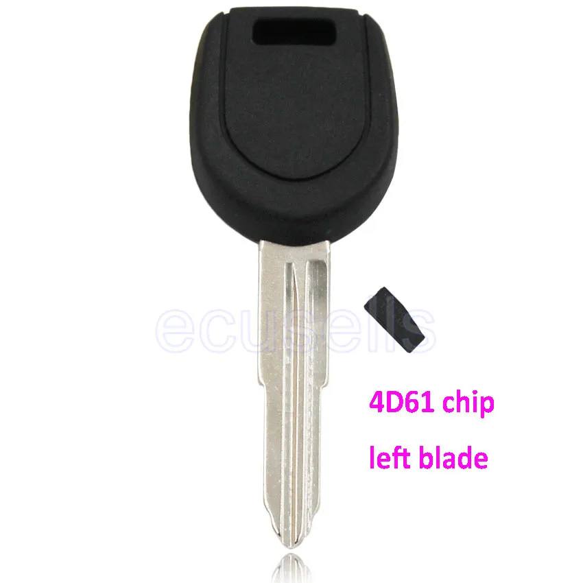 

New Uncut Transponder Ignition Key for Mitsubishi Lancer Outlander L200 Shogun Pajero Montero with 4D61 Chip 4D- ID61 chip