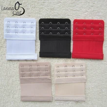 2 шт., Женский Регулируемый бюстгальтер высокого качества, 4 крючка, растягивающаяся пряжка, 4 крючка, 3 ряда, крючки бюстгальтера