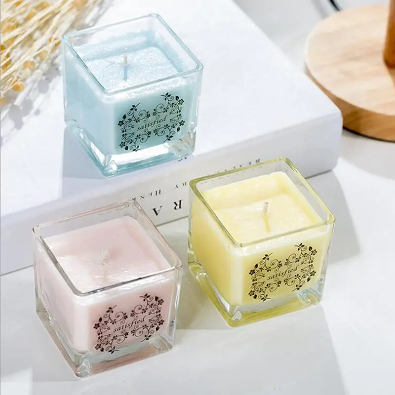 

Natural Essential Oils Scented Candle Gift, 100% Eco-Friendly Soy Wax Aromatherapy Candle For Relaxation Anxiety Stress Relief