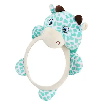 

New Car Seat Mirror Back Mirror For Baby Shatterproof Rear Facing Infant Car Mirror Cow Shaped Clear View Car Mirror