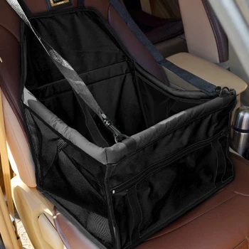 

Foldable Pet Dog Cat Car Seat Safe Travel Carrier Kennel Folding Puppy Handbag Breathable Mesh Sided Bag with Inner Traction