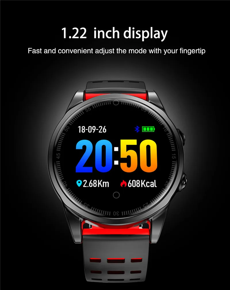 Smart watch fitness waterproof for Android IOS Display