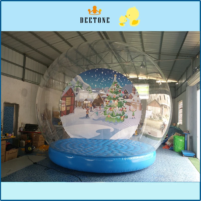 Christmas inflatable snowman, inflatable Christmas snow globe,inflatable Christmas display ball for decoration festival promotion christmas inflatable snow globe for sale giant pvc bubble room for christmas inflatables phtot booth ball