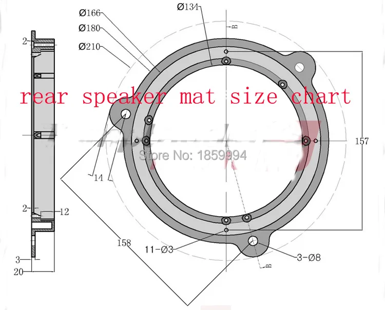 Speaker Size Chart