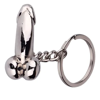 

1Pcs Zinc Alloy Key Chain Keyfob Metal Keyring Men Prank Sex Funny Keychain Charms Pendants Love wholesale Drop Shipping