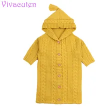 Детские одеяла Конверт для новорожденных охватывает заячьими ушками пеленание ребенка Обёрточная бумага фотографии Одежда для новорожденных девочек