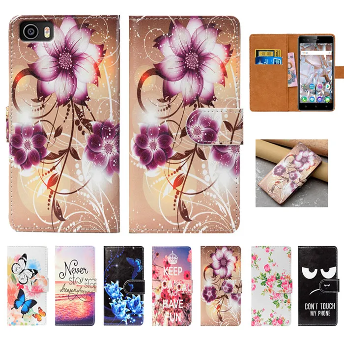 

For BQ BQ-5054 Crystal Case High Quality Pu Leather 5.0" Print Flip Wallet Case Back Cover Book Case For BQ BQ-5054 Crystal Case