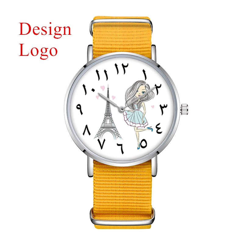 D 0025 MOQ 50pcs Custom Watch Logo Made in prc Women Wrist Watches