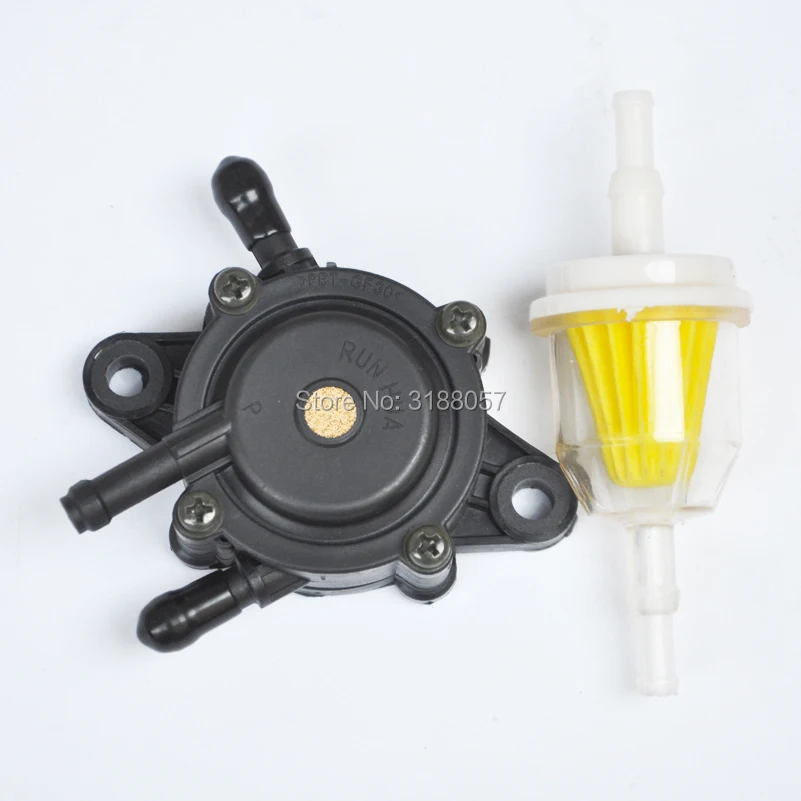 Lawn Mower Engine Gas Fuel Pump Filter For Kohler Briggs Stratton