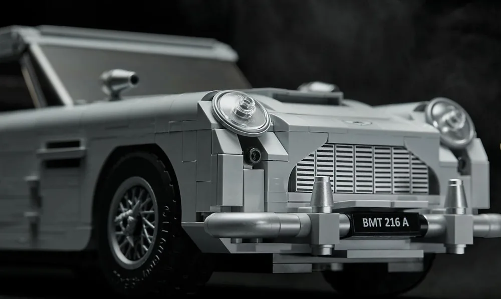 21046 Creator James Bond известный автомобиль Aston DB5 Модель Строительный Блок Совместимые части игрушек с bela Technic