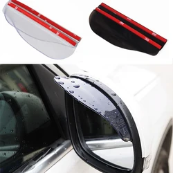 

2pcs/pair Car styling universal Rain Shield Flexible Peucine Car Rear Mirror Guard Rearview mirror Rain Shade Free shipping