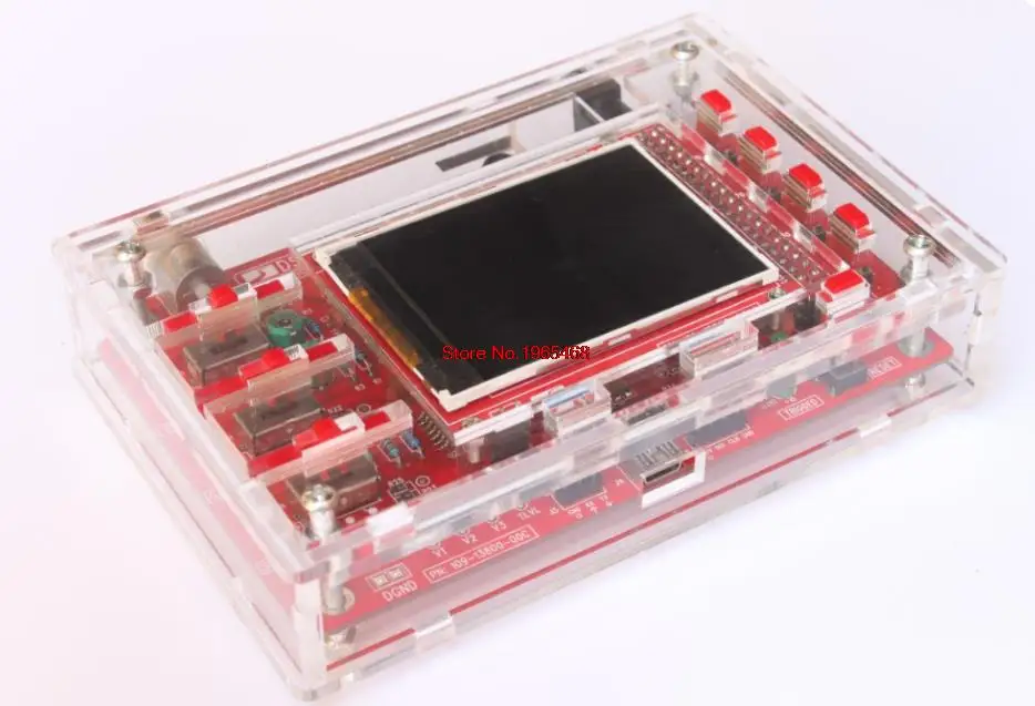 New Clear Acrylic Case Box Shell for DSO138 24 TFT Digital Oscilloscope New Clear Acrylic Case Box Shell for DSO138 24 TFT Digital Oscilloscope