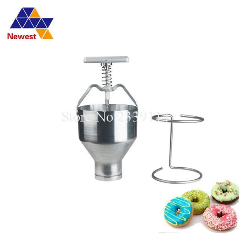 

Best quality handheld mini doughnut maker machine donut depositor by manual