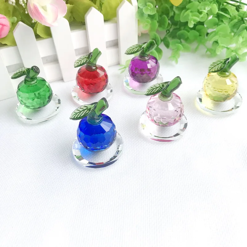 FREE SHIPPING 10pcs/Lot Choice Crystal Collection Delicious Apple
