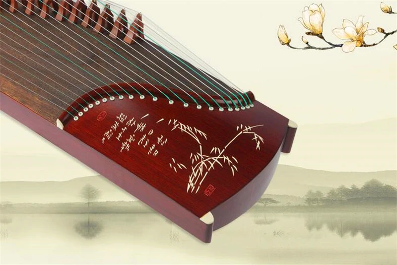 Имитация палисандра Китай guzheng дети Профессиональный 125 см маленький мини guzheng музыкальный инструмент zither с полными аксессуарами