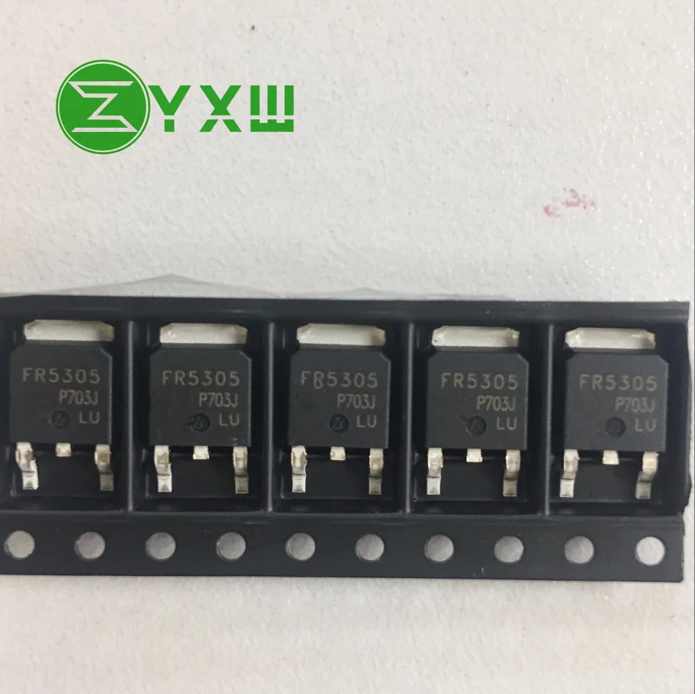 100pcs/lot paster TO 252 IRFR5305 FR5305 field effect tube ...