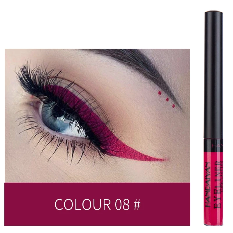

12 Colour Matte Eye Cosmetics Glitter Eyeshadow Eyeliner Sexy Charming Long Lasting Shimmer Waterproof Eyeliner Pen Party TSLM2