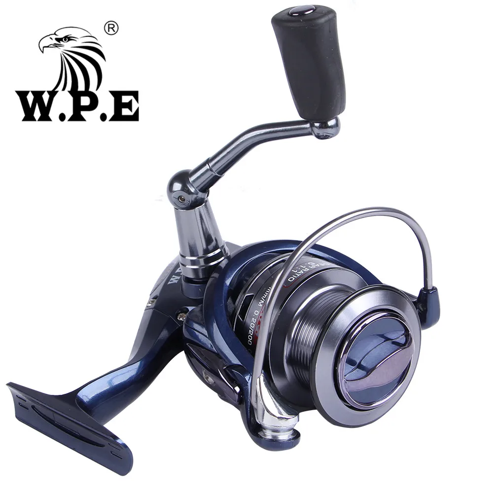 

W.P.E W11 Series Front Drag System with High Speed 5.5:1 9+1 BBs Right/Left interchangeable Handle Spinning Fishing Wheel