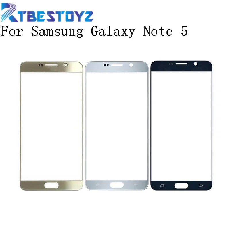 

RTBESTOYZ Touch Panel Replacement Parts For Samsung Galaxy Note 5 Note5 N920F N920 Touch Screen Outer Front Glass Lens