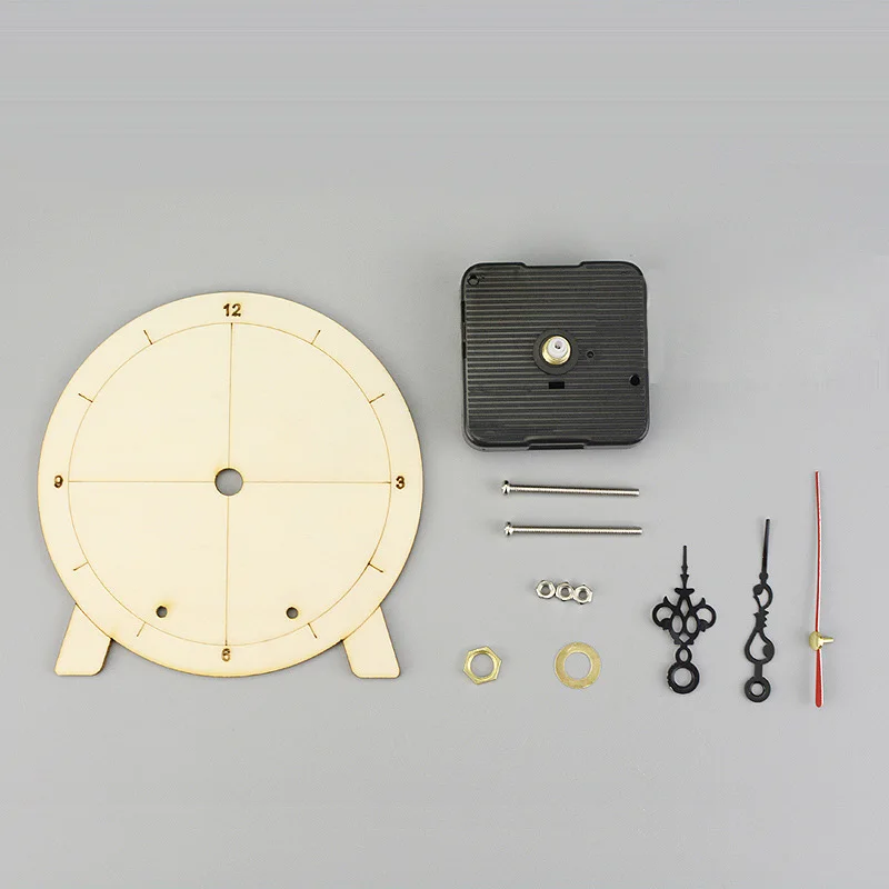 

DIY Clock Model Kids handmade STEM toys Primary School Student Teaching Science learning aids children puzzle educational gifts