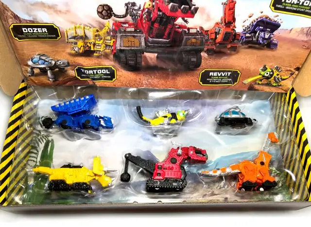 for Dinotrux Dinosaur Truck Removable Dinosaur Toy Car Mini Models New