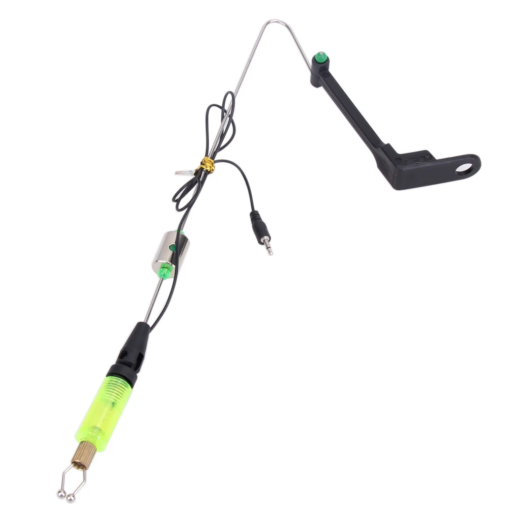 

24.5cm/9.6 Fishing Carp Fishing Bite Alarm LED Hanger Swinger Illuminated Indicator Iron Fish Bite Bell Signal Light Fishing Be