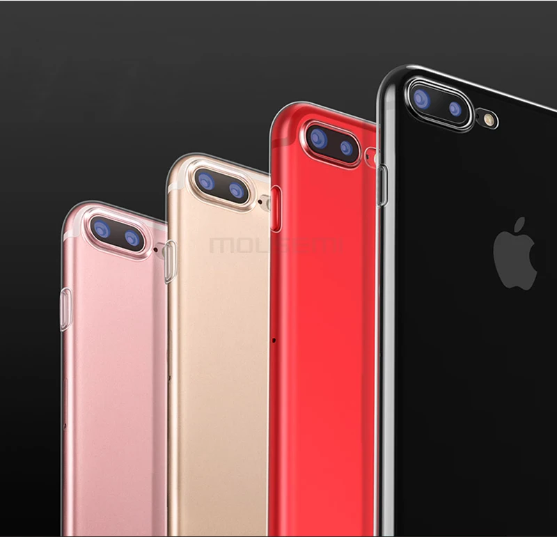 Case For iPhone 7 7 Plus Cases , Transparent TPU Soft Covers Cases For iPhone 7 Plus Luxury Clear Shockproof For iPhone 7 Case (2)