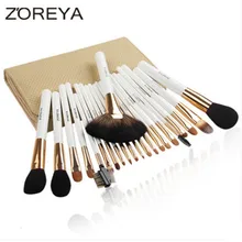 ZOREYA Brand Kolinsky Hair Professional Makeup Brush Set High Quality Make Up Brushes Fan Powder Makeup Brushes Kit