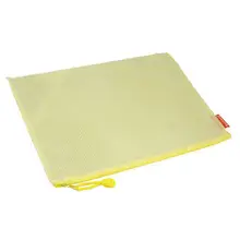 Желтый мягкий Пластик A4 Размеры Бумага напильника мешок с застежкой-молнией efaxu