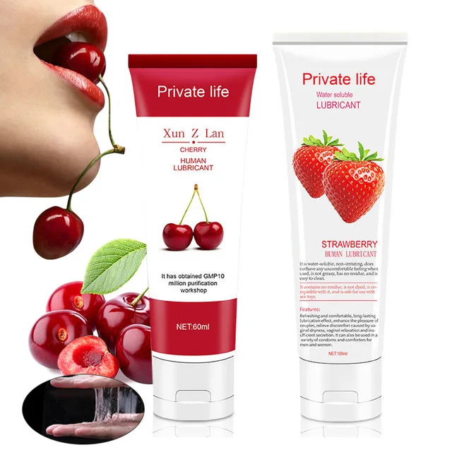 Fruit Flavor Lubricant for Anal Sex Oral Sex Massage Oil Lubricating Oil  Dropshipping
