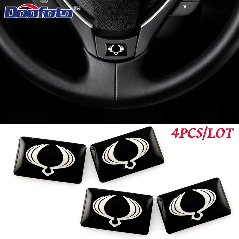 

Doofoto Auto Car Styling Decoration Emblems Badge Stickers Case For Ssangyong Kyron Rexton Korando Actyon Logo National 4Pcs/lot