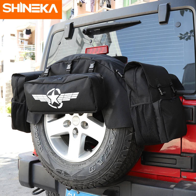 SHINEKA сумка для хранения и поддержания порядка Jeep Wrangler JK TJ JL YJ CJ 1987-2021 запасная шин
