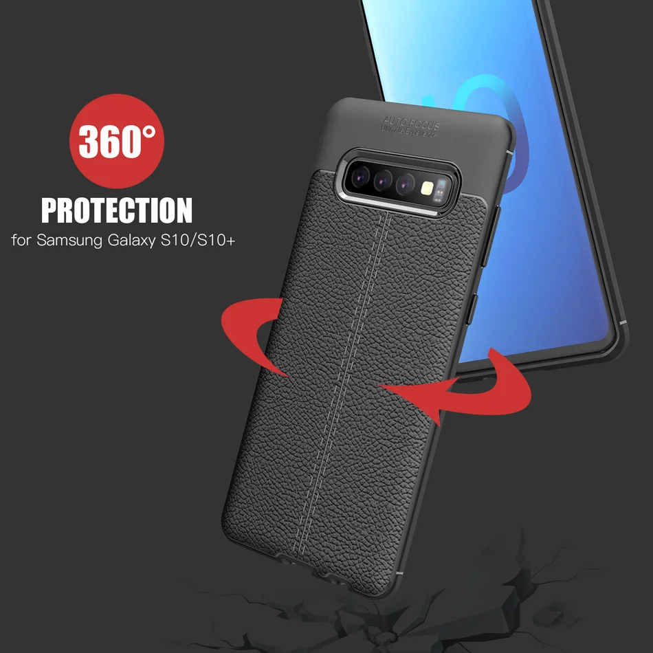 Чехол для Samsung Galaxy S10e S10 Plus чехол из ТПУ силиконовый бампер мягкая задняя крышка +