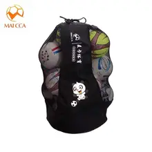 MAICCA Football ball bag Basketball training bag big carrying mesh volleyball holder Soccer ball bags capacity 25pcs