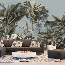 Custom 3D Fabric Textile Wallcoverings For Walls Matt Silk For Living Room TV Background Murals European Retro Forest Seamless Custom 3D Fabric Textile Wallcoverings For Walls Matt Silk For Living Room TV Background Murals European Retro Forest Seamless