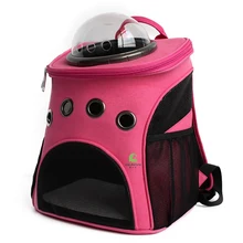 Рюкзак для кошек из сетчатого материала, дышащая сумка для переноски собак, прозрачный дизайн, дорожная сумка для чихуахуа маленькая собака, переноска для кошек