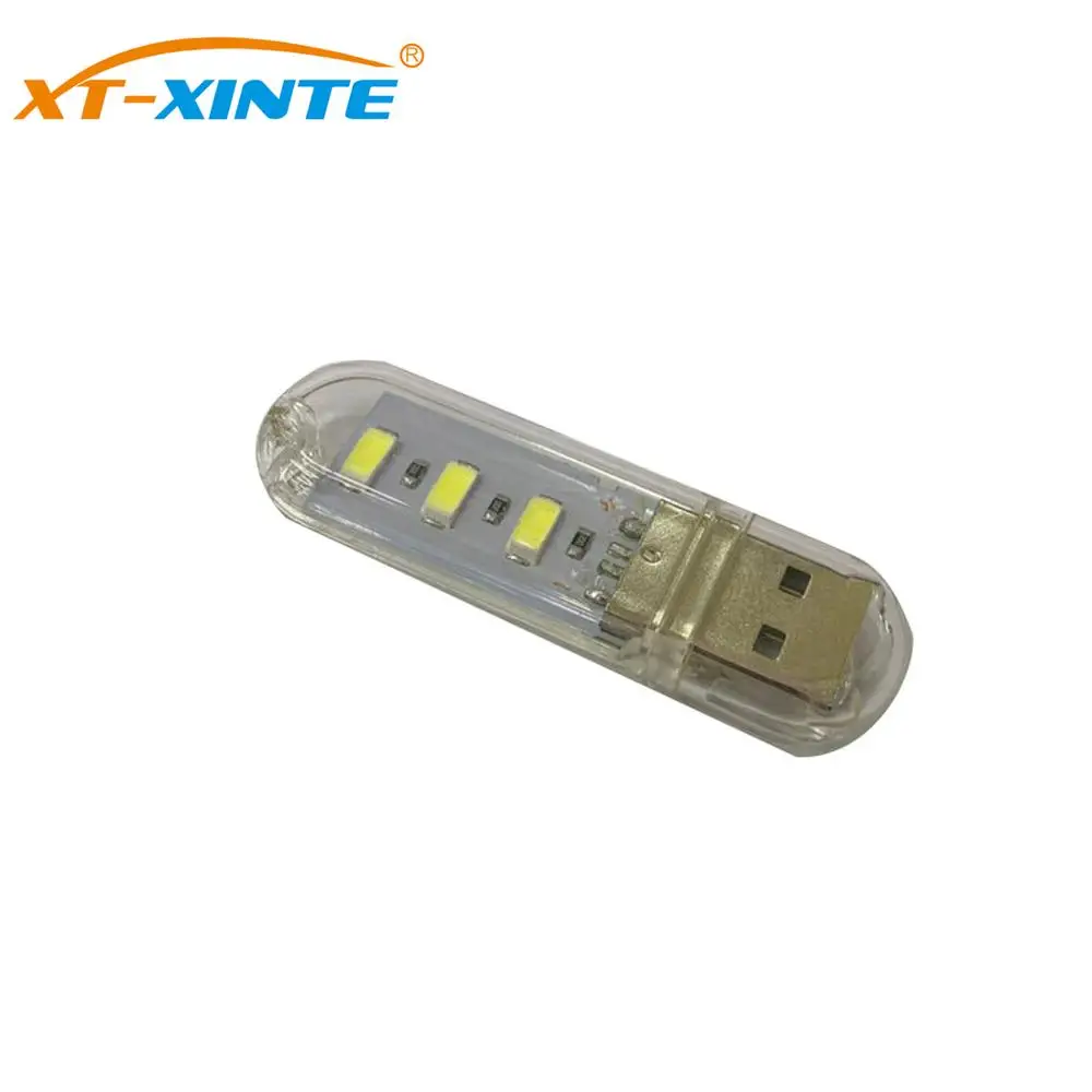 

1pc ultra Mini 3LEDs USB 5V LED Night light Desk Book Reading Lamp Camping Bulb gifts For Mobile Charger Power Bank Laptops